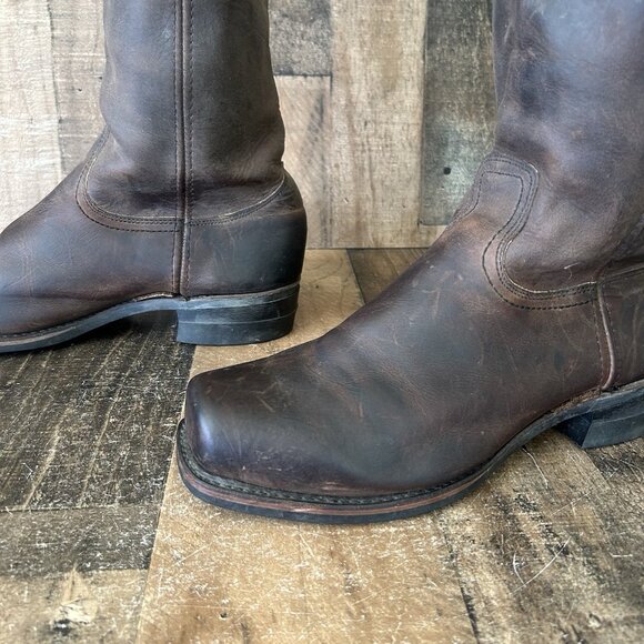 Frye 700 Square Toe Wide Boots Mens 12 W - Picture 11 of 12